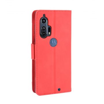 LN 5card Flip Wallet Motorola Edge+ Red
