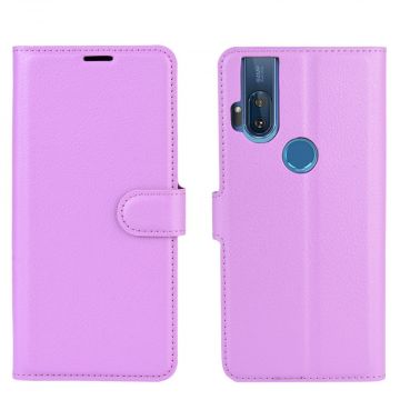 LN Flip Wallet Motorola One Hyper Purple