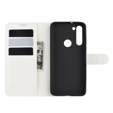 LN Flip Wallet Moto G8 Power White