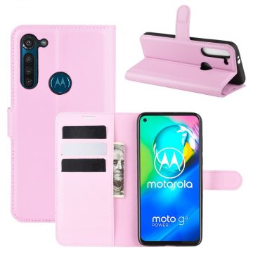 LN Flip Wallet Moto G8 Power Pink