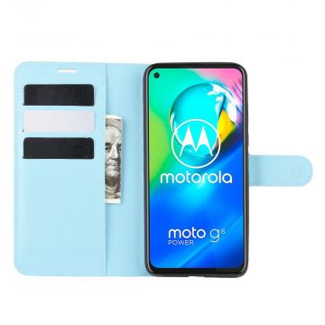 LN Flip Wallet Moto G8 Power Blue