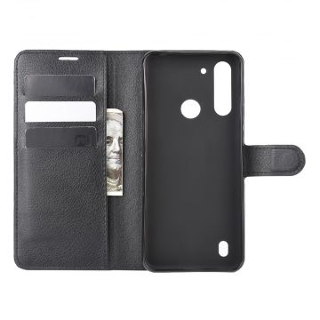 LN Flip Wallet Moto G8 Power Lite Black