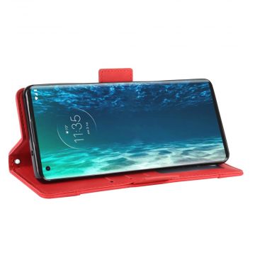 LN 5card Flip Wallet Motorola Edge red