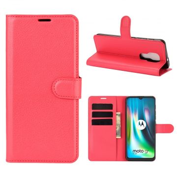 LN Flip Wallet Moto G9 Play Red