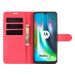LN Flip Wallet Moto G9 Play Red