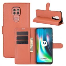 LN Flip Wallet Moto G9 Play Brown