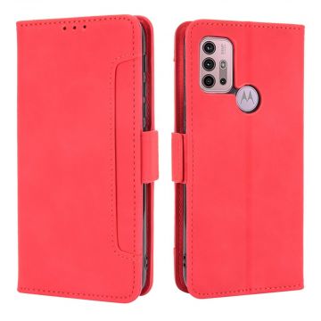 LN Flip Wallet 5card Moto G10/G30 red