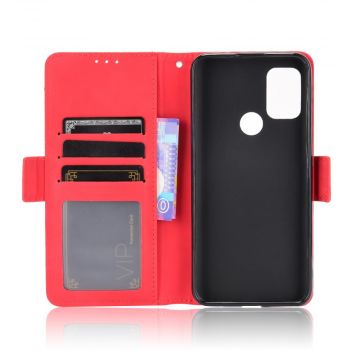 LN Flip Wallet 5card Moto G10/G30 red