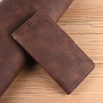 LN 5card Flip Wallet Moto G100 brown
