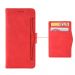 LN 5card Flip Wallet Moto G100 red