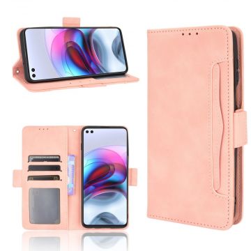 LN 5card Flip Wallet Moto G100 pink