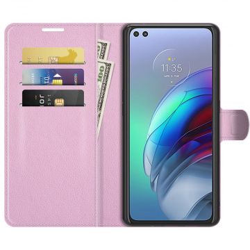 LN Flip Wallet Moto G100 pink