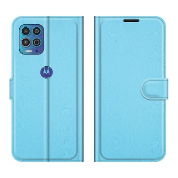 LN Flip Wallet Moto G100 blue