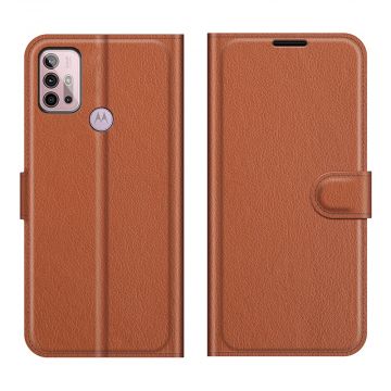 LN Flip Wallet Moto G10/G30 brown