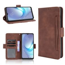 LN 5card Flip Wallet Motorola Moto G50 brown