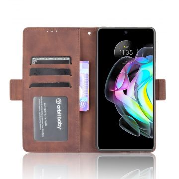 LN 5card Flip Wallet Motorola Edge 20 brown