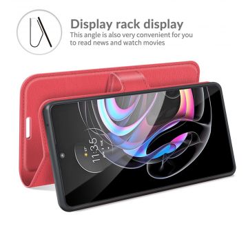 LN Flip Wallet Motorola Edge 20 Lite red