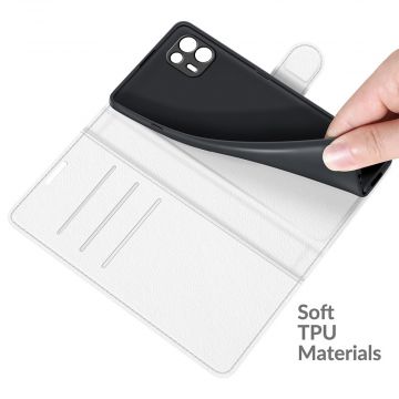 LN Flip Wallet Motorola Edge 20 Lite white