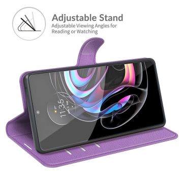 LN Flip Wallet Motorola Edge 20 Lite purple