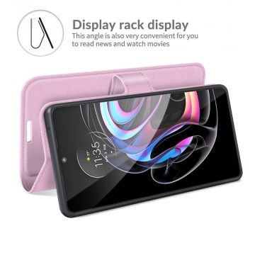 LN Flip Wallet Motorola Edge 20 Pro pink