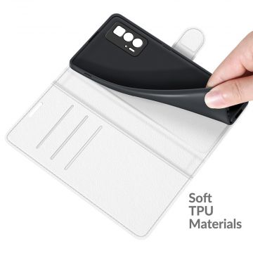 LN Flip Wallet Motorola Edge 20 Pro white