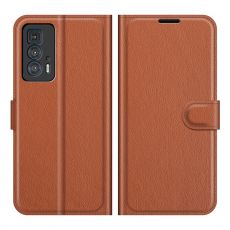 LN Flip Wallet Motorola Edge 20 Pro brown