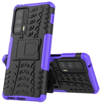 LN kuori tuella Motorola Edge 20 Pro purple