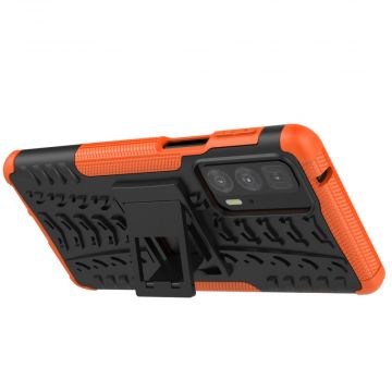 LN kuori tuella Motorola Edge 20 Pro orange