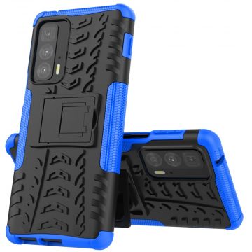 LN kuori tuella Motorola Edge 20 Pro blue
