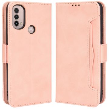LN 5card Flip Wallet Moto E20/E40 pink
