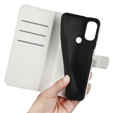 LN Flip Wallet Motorola Moto G71 5G white
