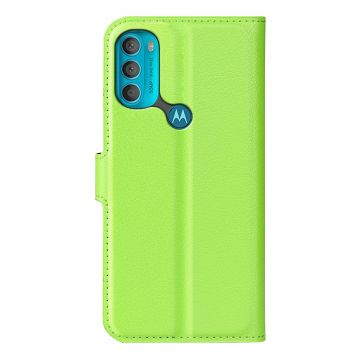 LN Flip Wallet Motorola Moto G71 5G green