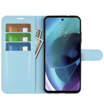 LN Flip Wallet Moto G51 5G blue