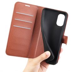 LN Flip Wallet Moto G51 5G brown