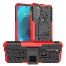 LN suojakuori tuella Motorola Moto G71 5G red