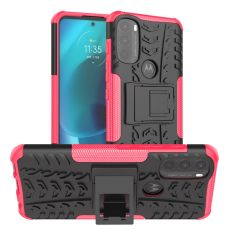 LN suojakuori tuella Motorola Moto G71 5G rose