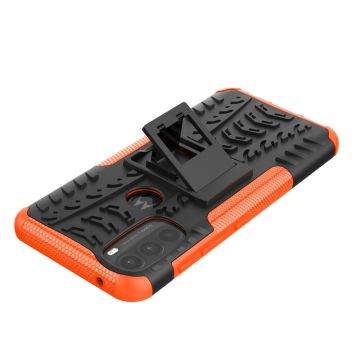 LN suojakuori tuella Motorola Moto G71 5G orange