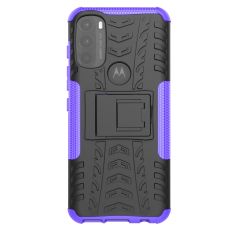LN suojakuori tuella Motorola Moto G71 5G purple