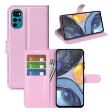 LN Flip Wallet Motorola Moto G22 pink