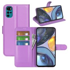 LN Flip Wallet Motorola Moto G22 purple