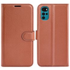 LN Flip Wallet Motorola Moto G22 brown