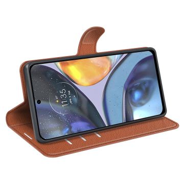LN Flip Wallet Motorola Moto G22/E32s brown