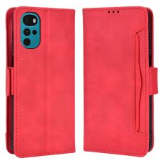 LN 5card Flip Wallet Motorola Moto G22/E32s red