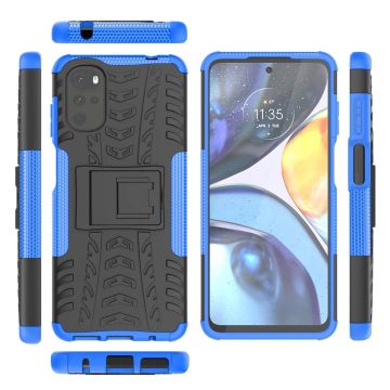 LN suojakuori tuella Motorola Moto G22/E32s blue