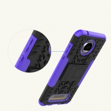 Luurinetti Moto Z2 Play suojakuori tuella purple