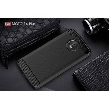 Luurinetti Moto E4 Plus TPU-suojakotelo black