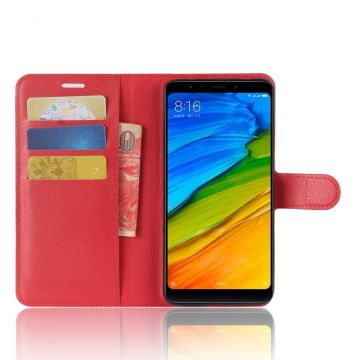 Luurinetti Flip Wallet Xiaomi Redmi 5 red