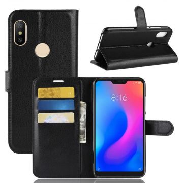 Luurinetti Flip Wallet Redmi Note 6 Pro black
