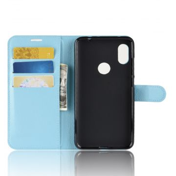 Luurinetti Flip Wallet Redmi Note 6 Pro blue
