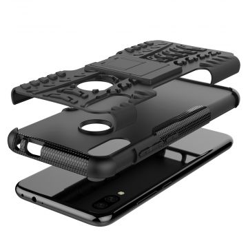 LN suojakuori tuella Xiaomi Redmi Note 7 Black